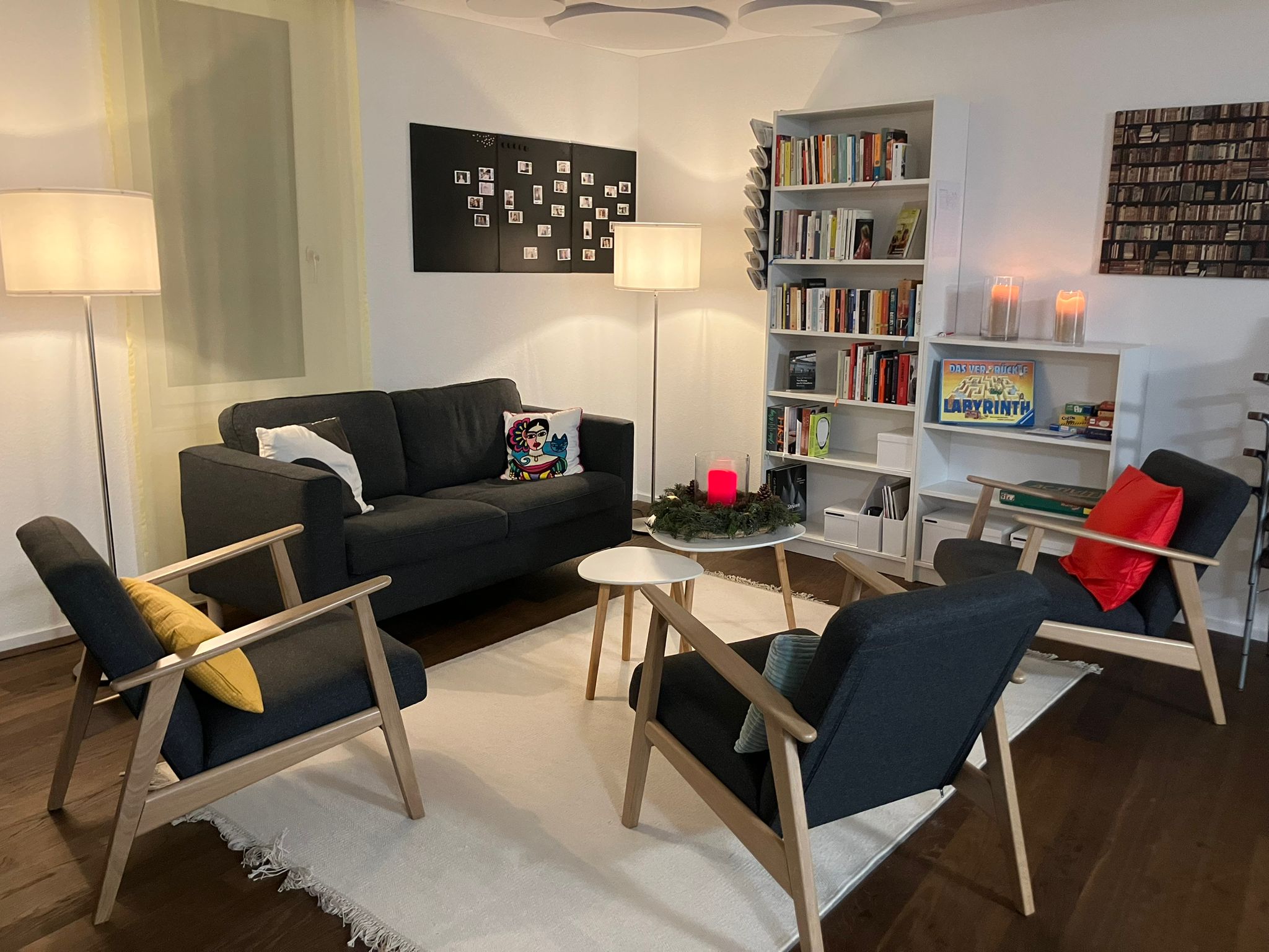 Neu gestalteter Gemeinschaftsraum in der Mehrgenerationensiedlung Winterthur