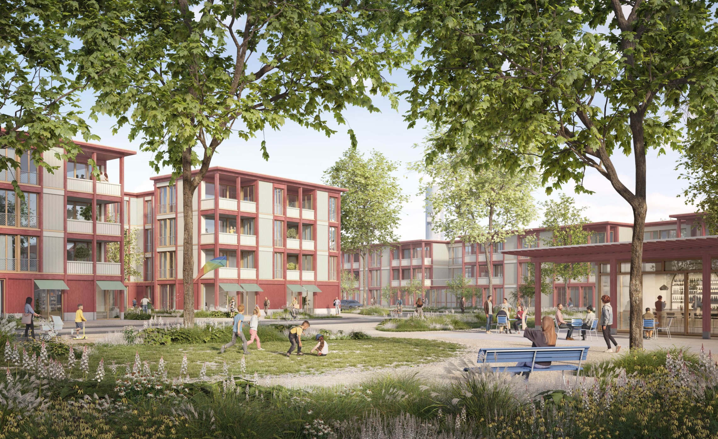 Siegerprojekt „Chaturaji“: DOMUM baut 100 Wohnungen in Zofingen